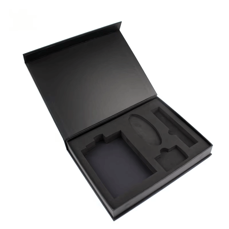 Black EVA into the rigid box for high-end packaging