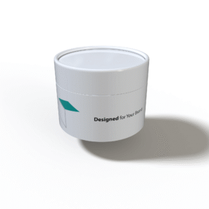 Round shaped rigid box with premium paperboard construction, perfect for luxury product packaging and custom branding for retail suppliers