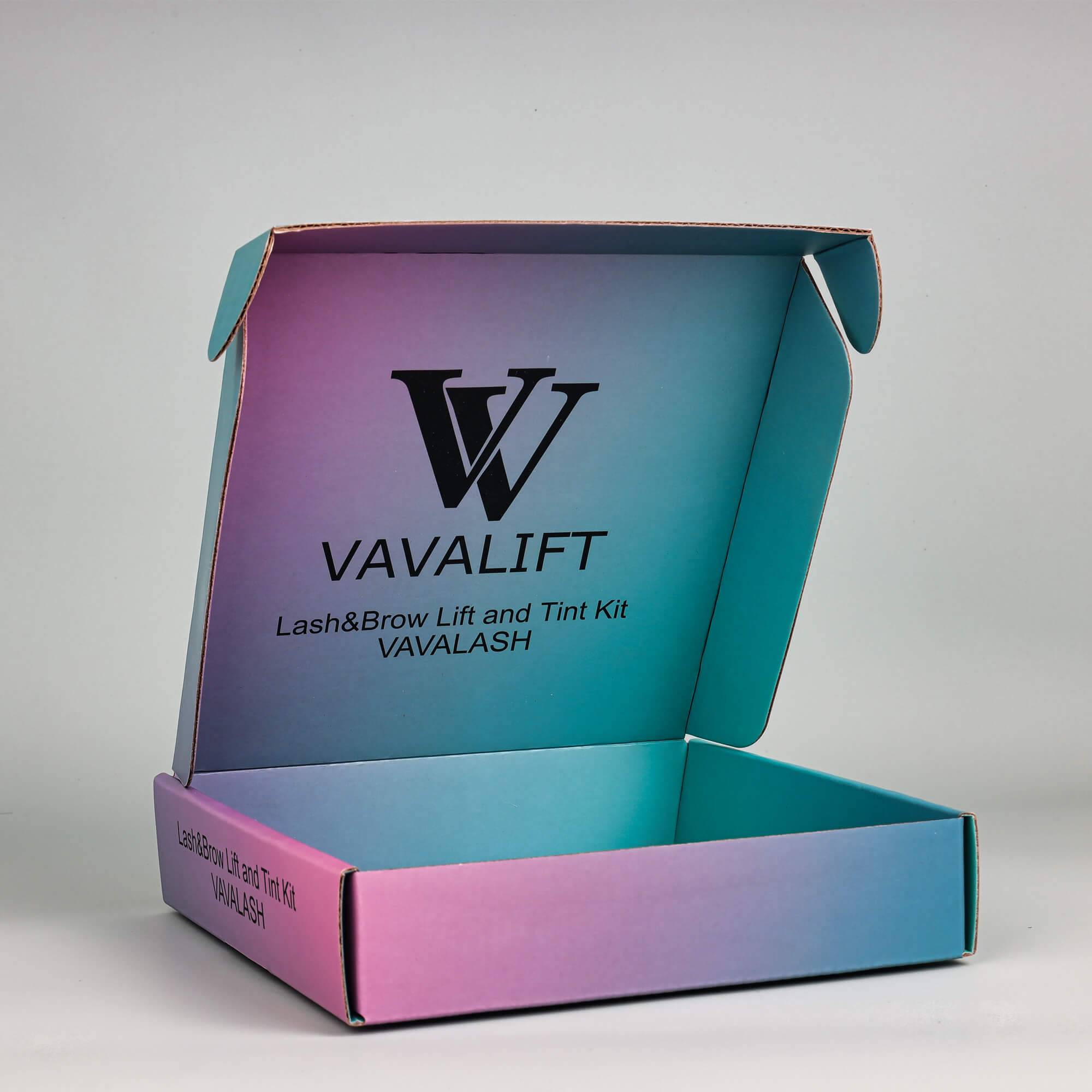 one mailer box shows the inside design