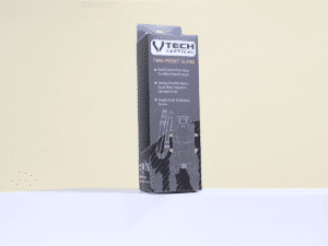 Custom reverse-insert hanging box with built-in hanging hole for retail shelf display