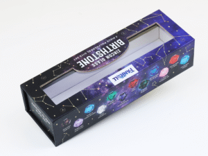 Custom printed rigid box with CMYK design and matte finish