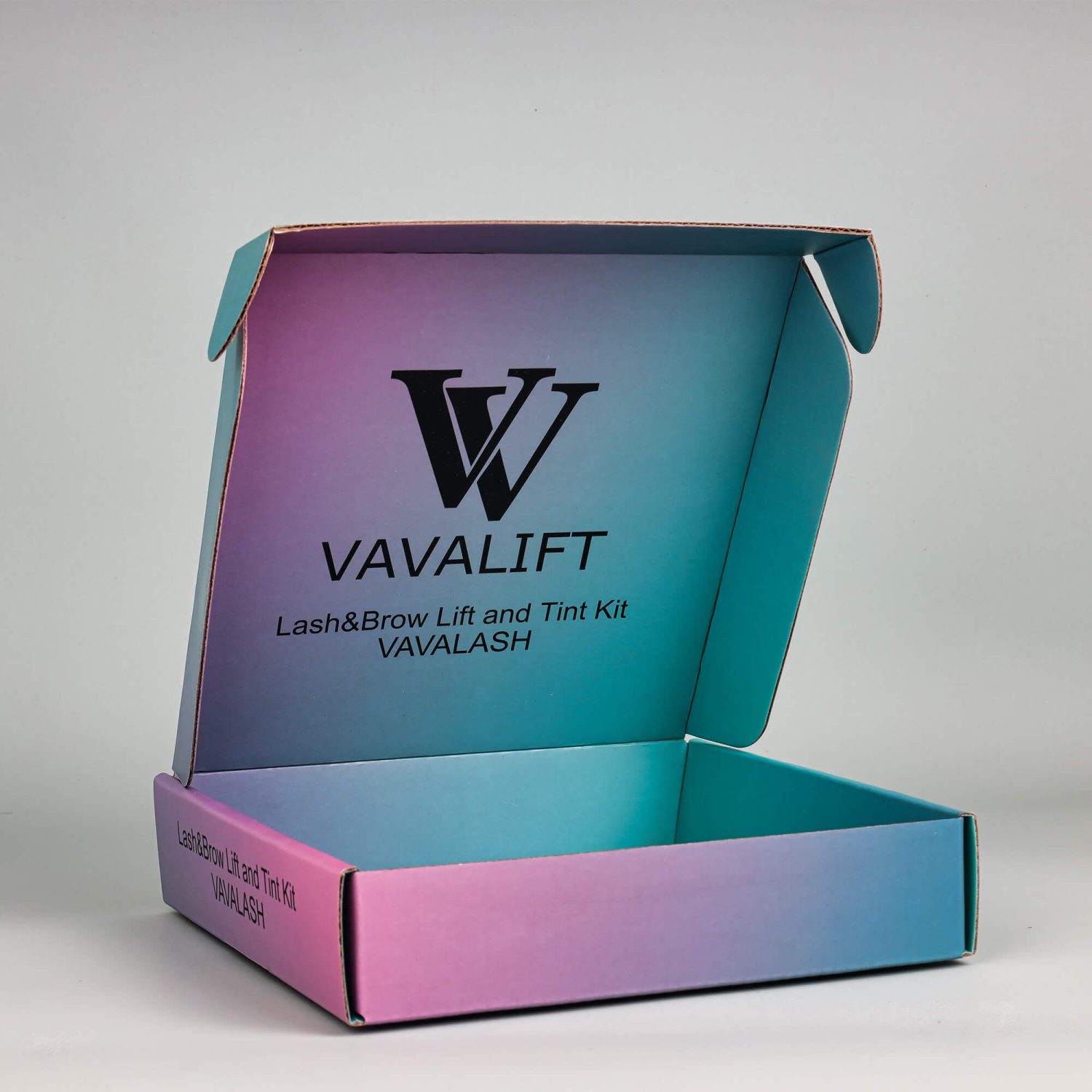 one mailer box shows the inside design